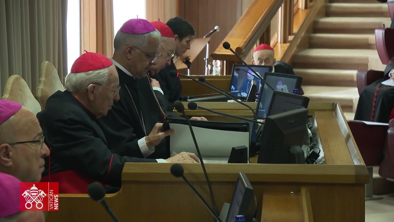 In the Synod Hall, Sixth General Congregation of the College of Cardinals
