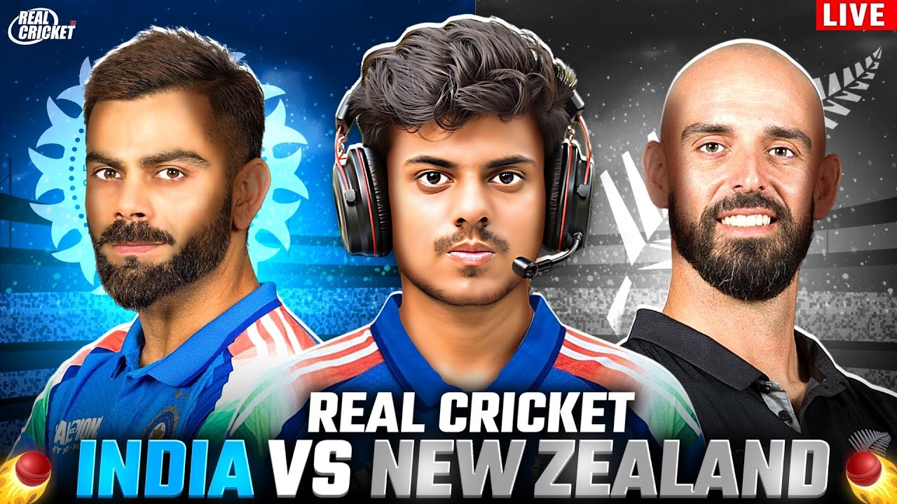 LIVE : India Vs New Zealand 3rd ODI 2026🏆 - Real Cricket 24 Live 