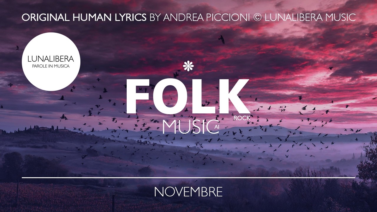 Novembre - Brano AI da testo originale #musicaai #poesiaumana #folkrock