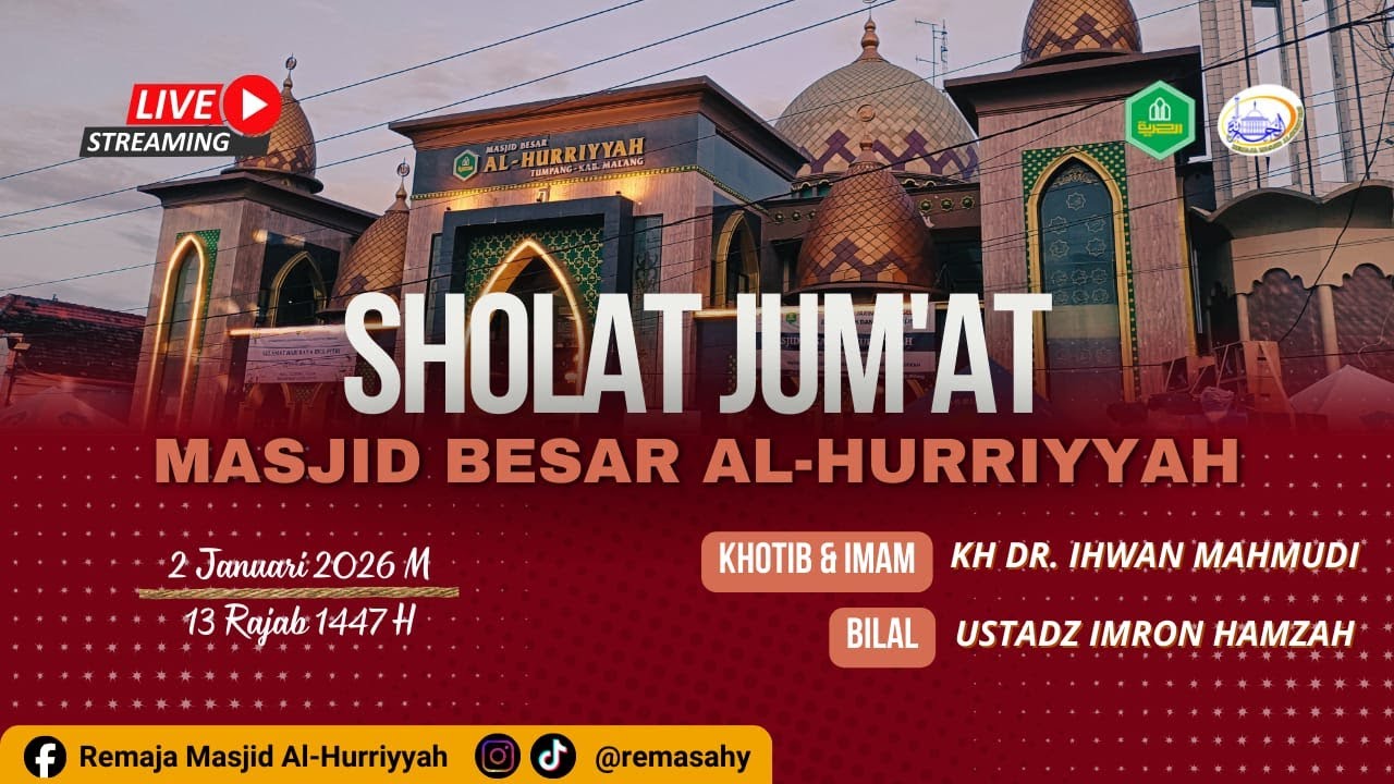 🔴LIVE Sholat Jum'at | 2 Januari 2026 | Khotib oleh KH. Ikhwan Mahmudi