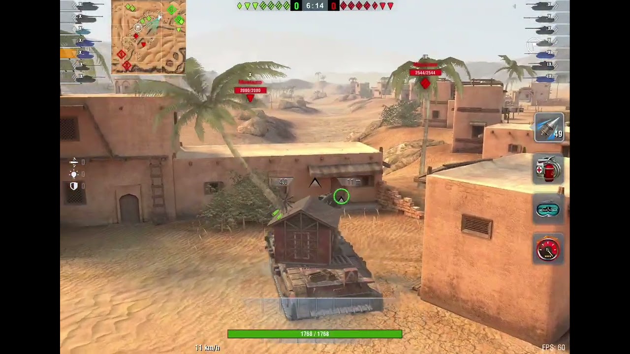 World of Tanks Blitz FV4005 Gameplay