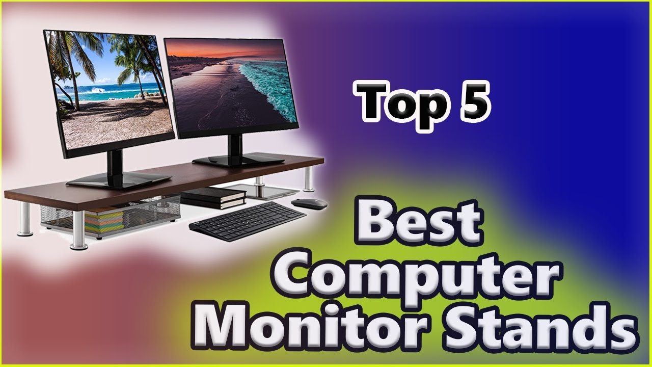 ✅ TOP 5: Best computer monitor stands  [Clamp On Desk Mount]