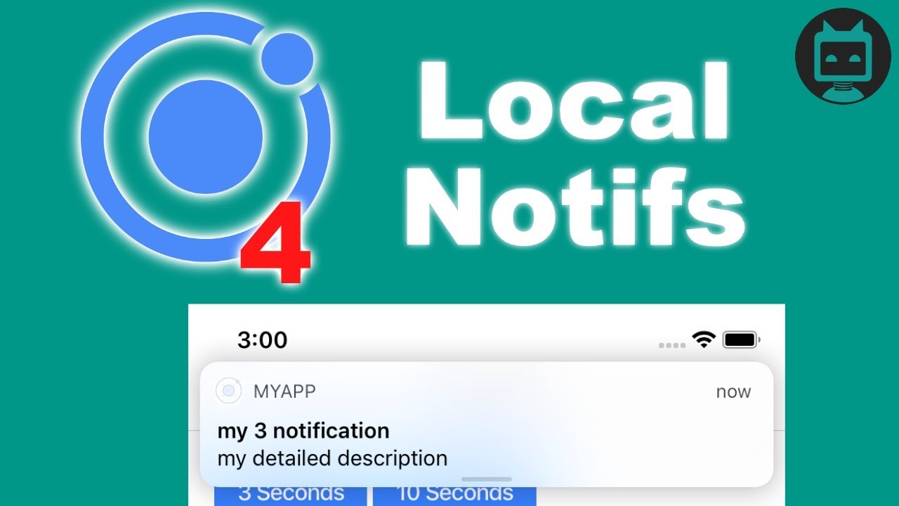 Ionic 4 Local Push Notifications Tutorial