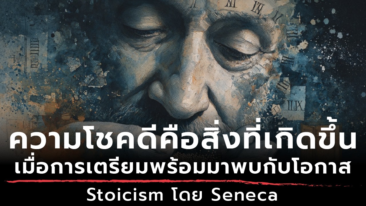 ความโชคดีคือสิ่งที่เกิดขึ้นเมื่อการเตรียมพร้อมมาพบกับโอกาส - Stoicism โดย Seneca | ปรัชญาเดลี่