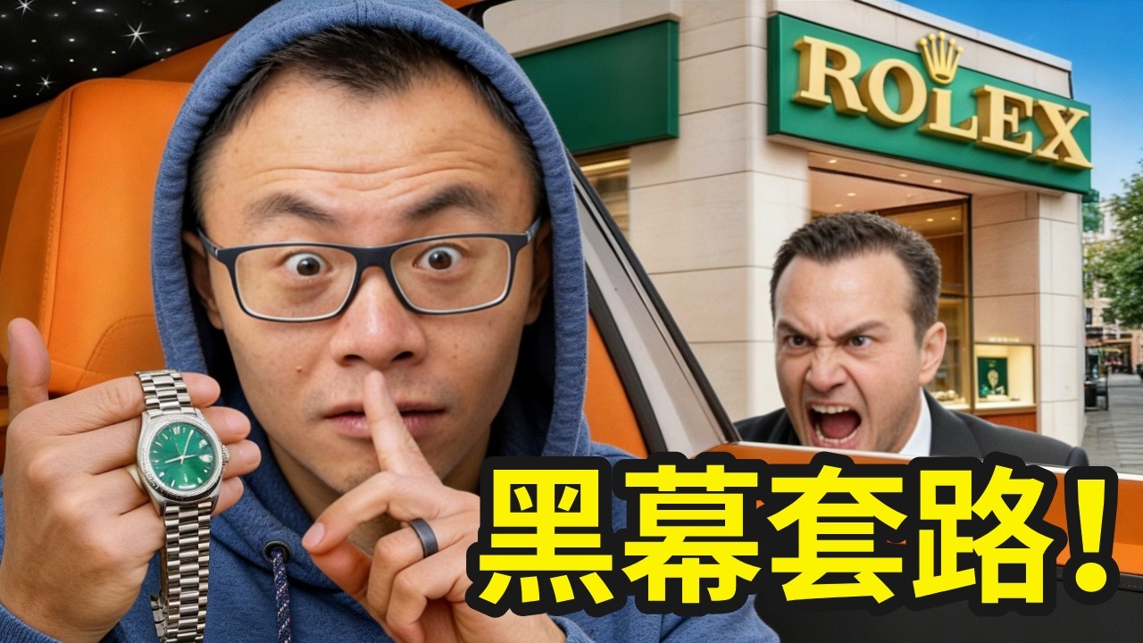 穷人才买劳力士，富人都拿它偷偷干这事...揭秘劳力士背后的秘密帝国，原来ROLEX根本不是表！而是…看完视频，你能搞懂富人为什么疯狂扫货ROLEX…这才是他们真正赚钱的方式！