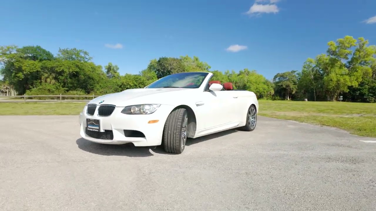 22k-Mile 2012 BMW M3 Convertible cold start, driving, walk around video