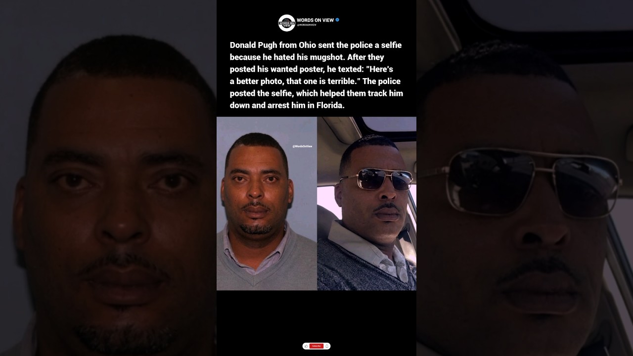 Man Sends Police A Selfie Because His Mugshot Was Terrible