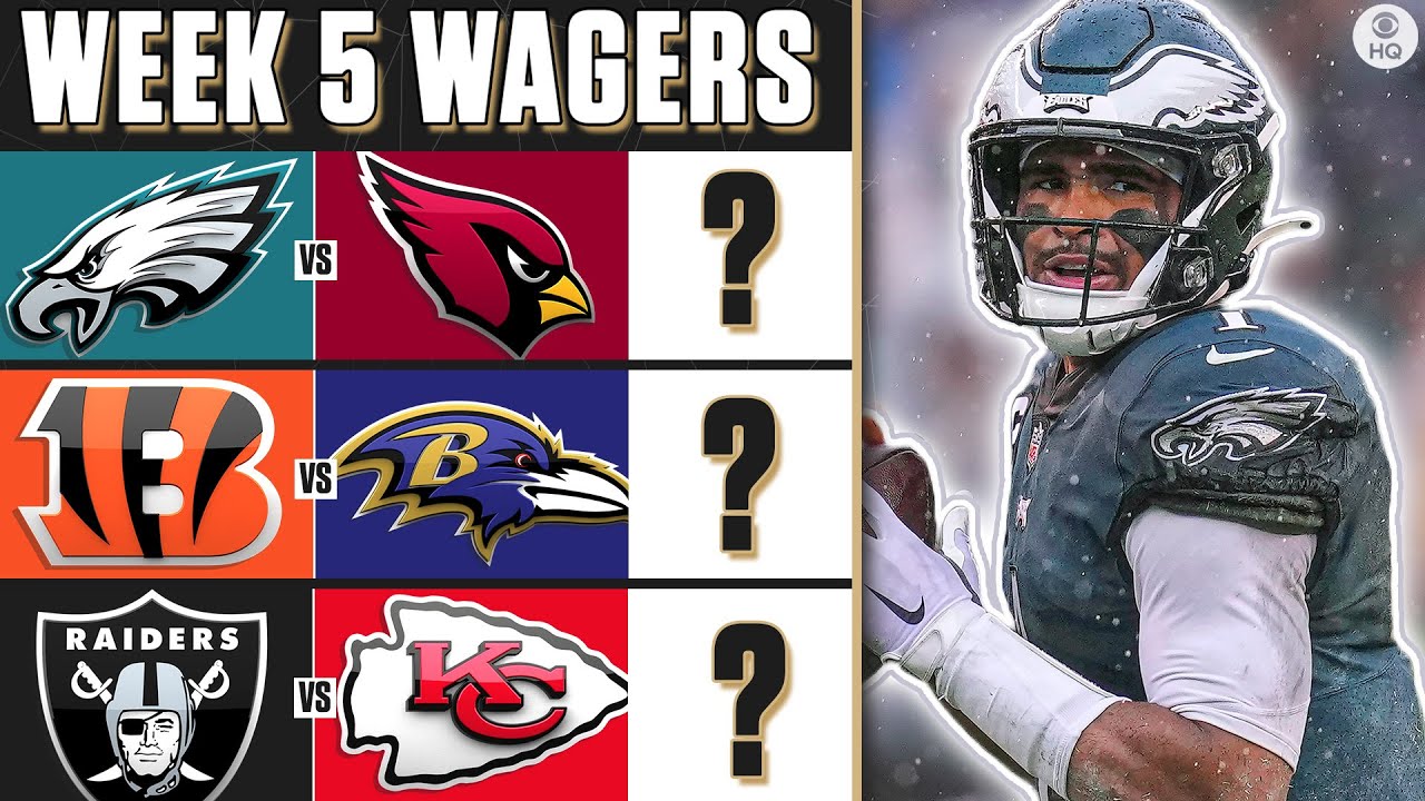NFL Week 5 BEST WAGERS: Expert Picks, Odds & Predictions for TOP games | CBS Sports HQ