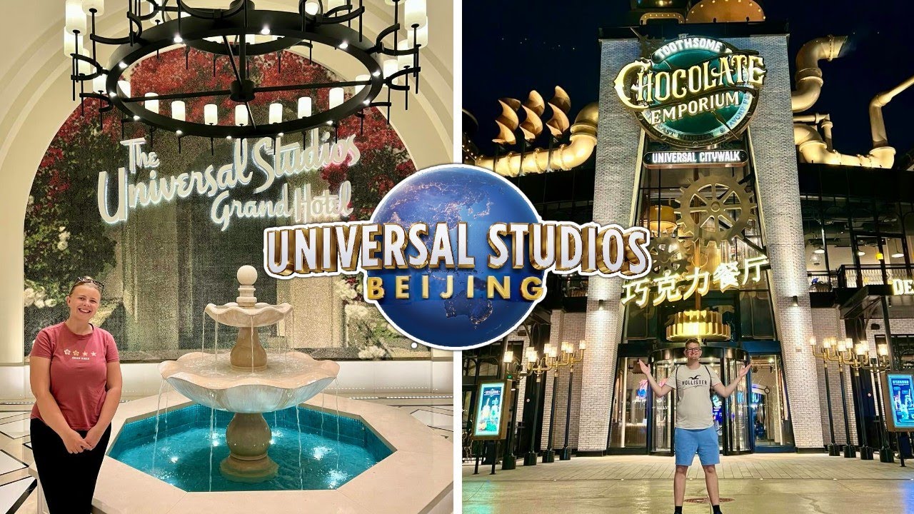 ПОЛНЫЙ тур по Universal Studios Grand Hotel и пешеходная тропа Universal Citywalk в Пекине!