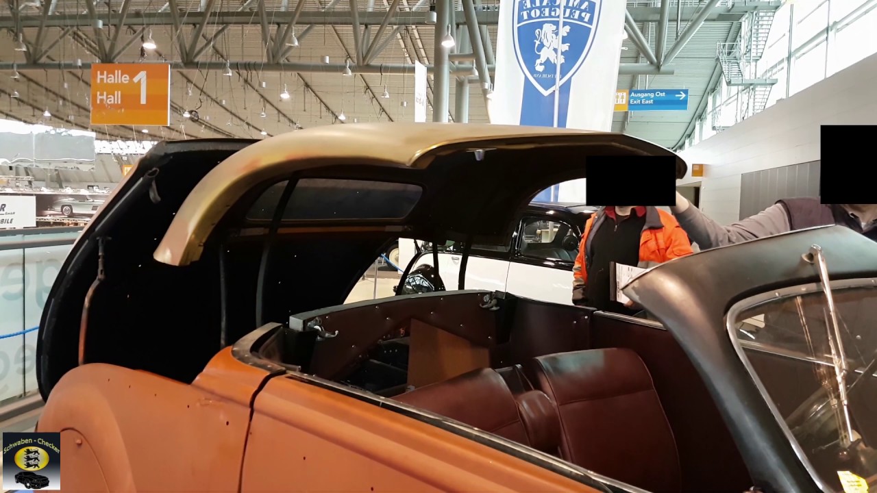 Peugeot 402 „Eclipse“ 1936, First car of the world with cabriolet metal roof, Great technology