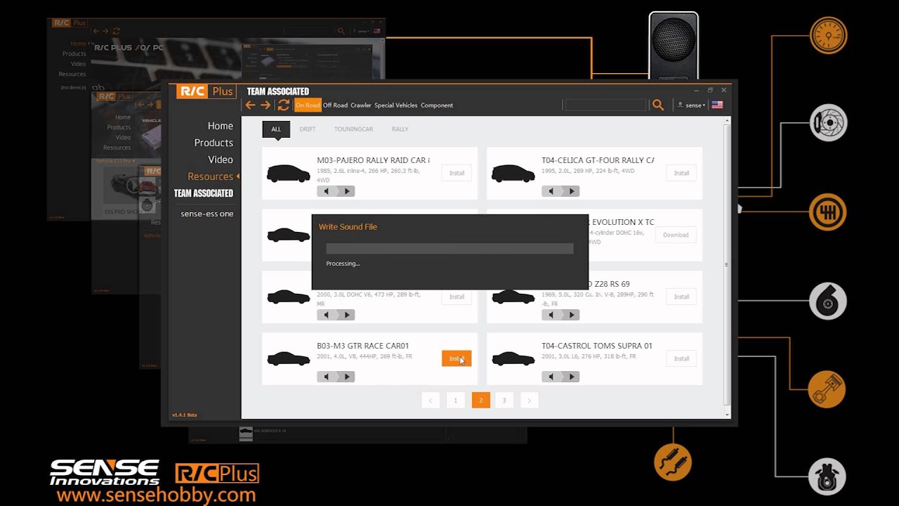 Sense Rc Plus test sound