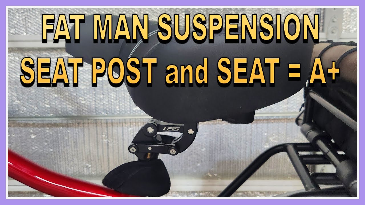 My BUTT is so THANKFUL for my new $85.88 Suspension Seat Post and $35.99 Seat!