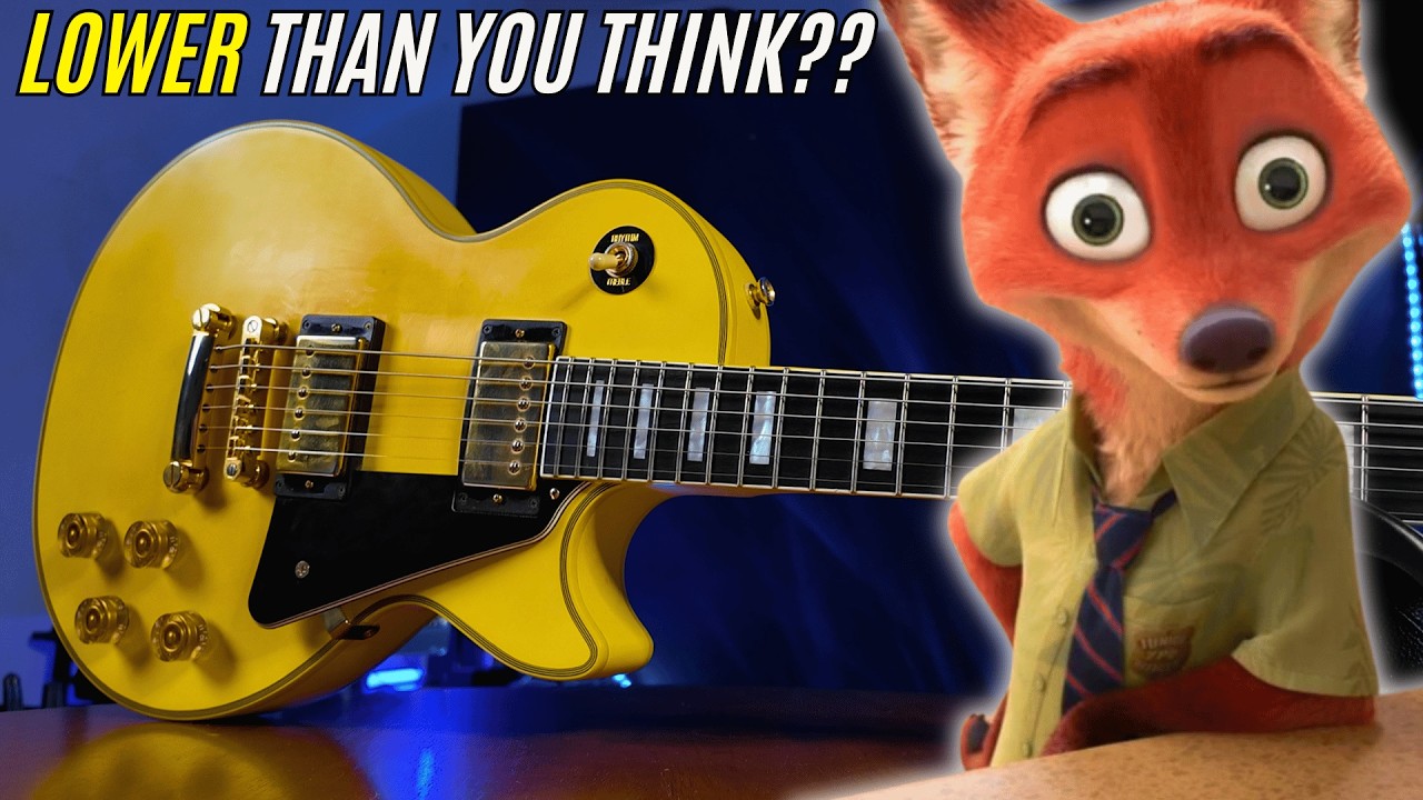 How Low Can You ACTUALLY Tune A Les Paul? (DEBUNKED)