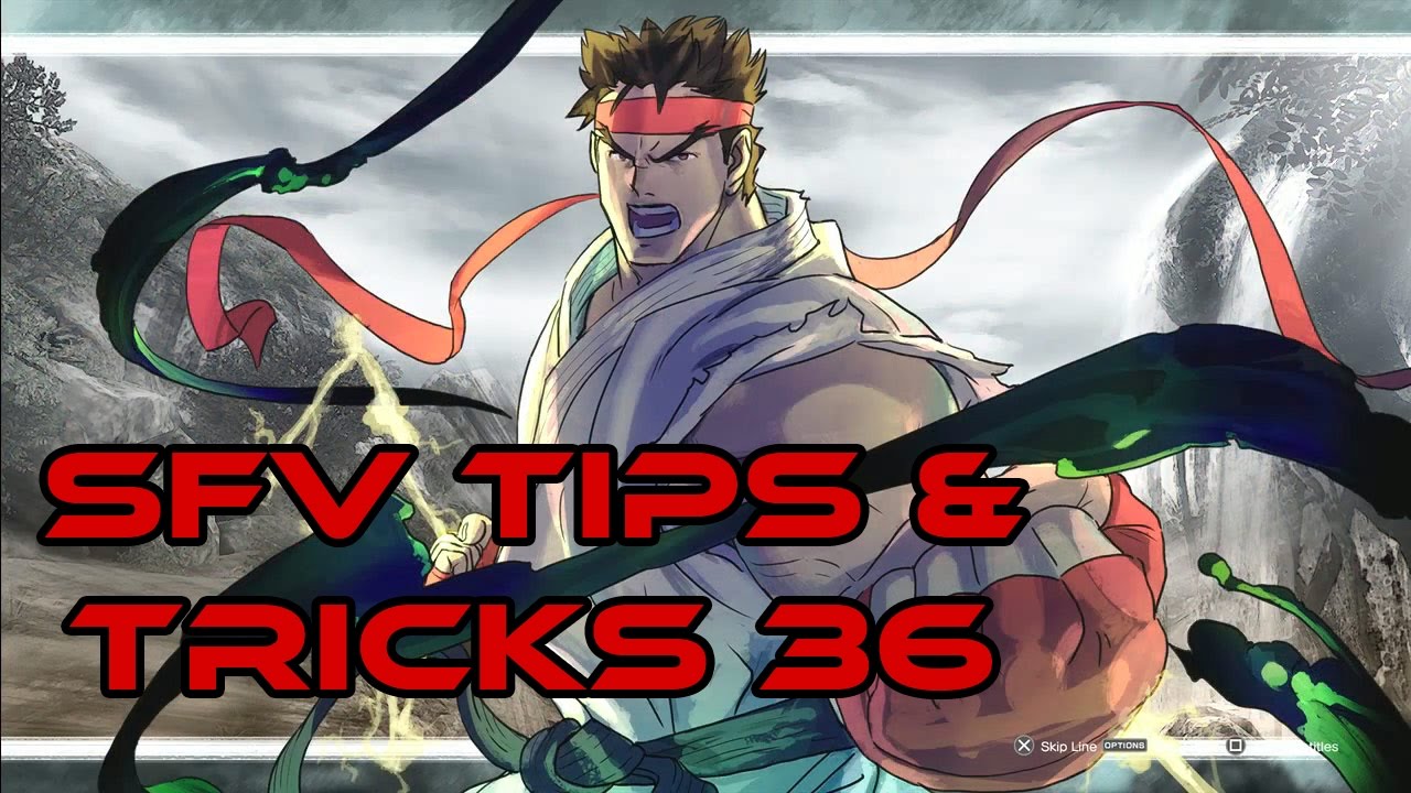 SFV Tips & Tricks 36 - Ryu's counter-hit overhead combo