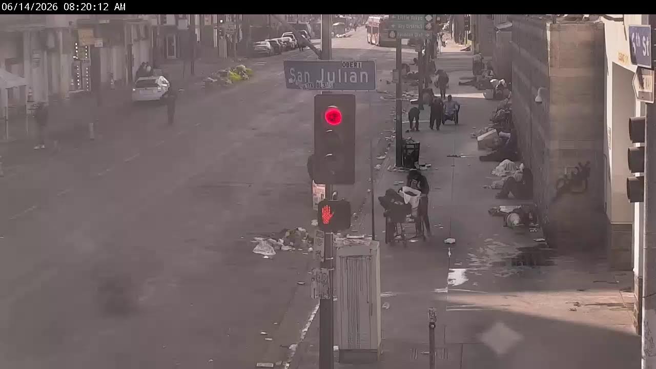 Skid Row Cam 1 Los Angeles CA.