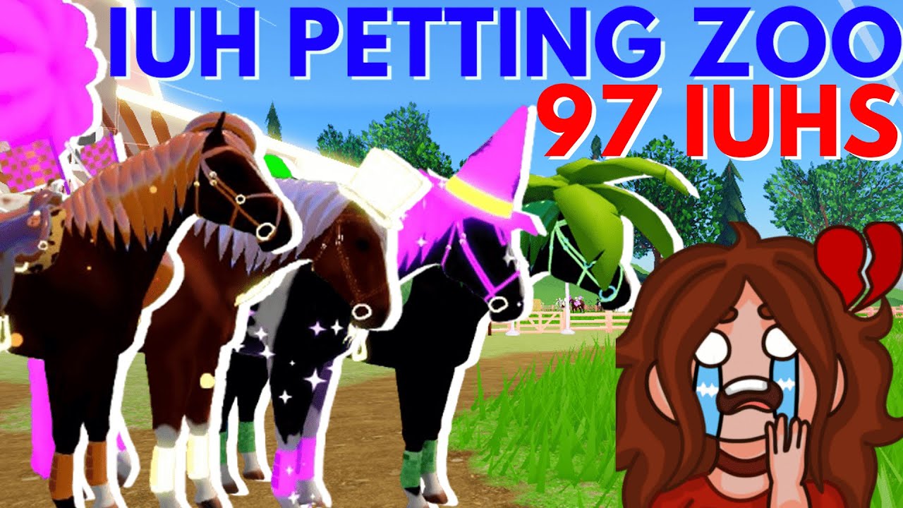 I Visited An ISLAND UNIQUE HAIR PETTING ZOO in WILD HORSE ISLANDS on ROBLOX