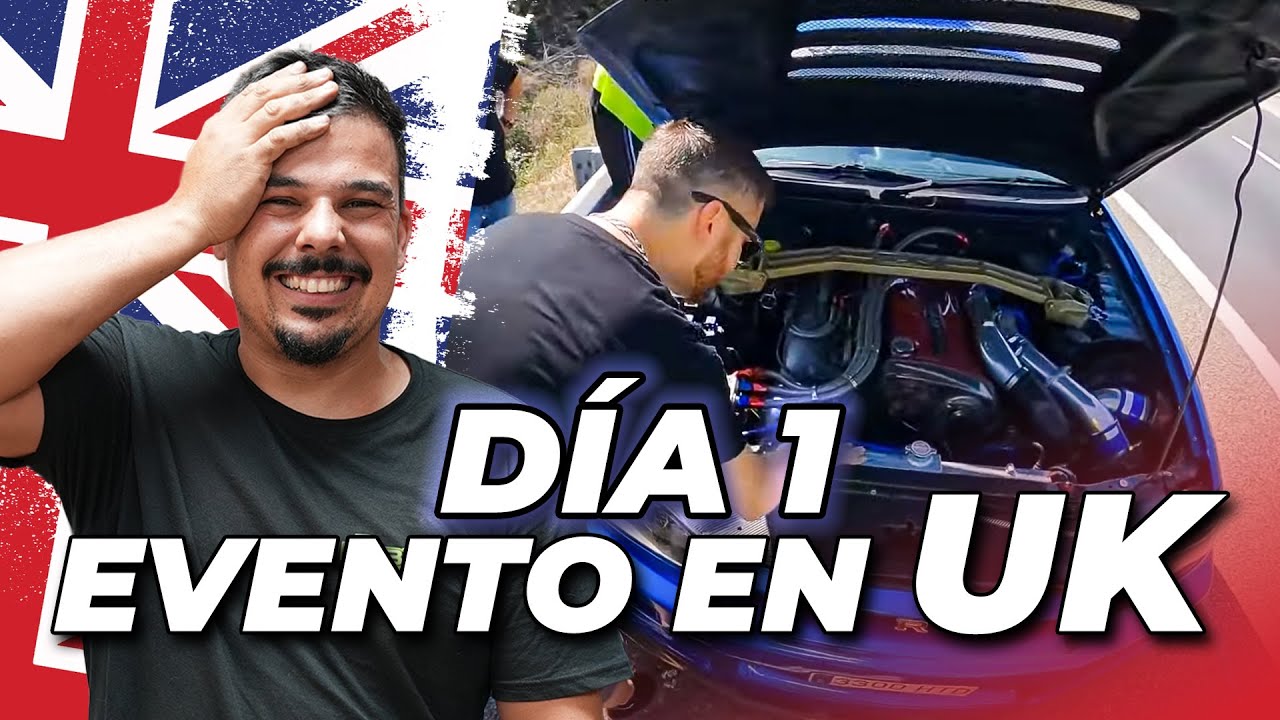 ARREGLAMOS EL GTR EN PLENA AUTOPISTA! 😯🚗💨 | VIAJE UK Día 1 |  España - Francia 🗺️