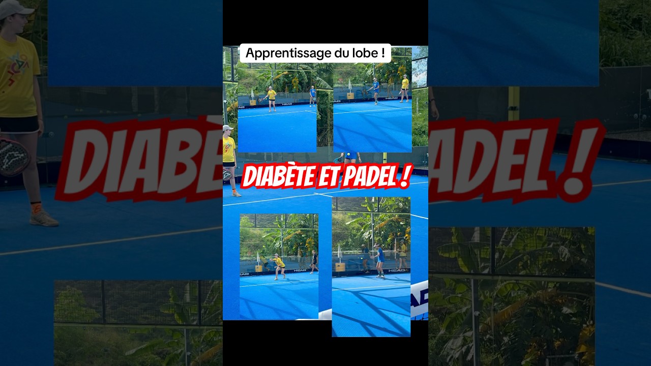 Diabète et Padel . Le sport est très important pour la glycémie . 