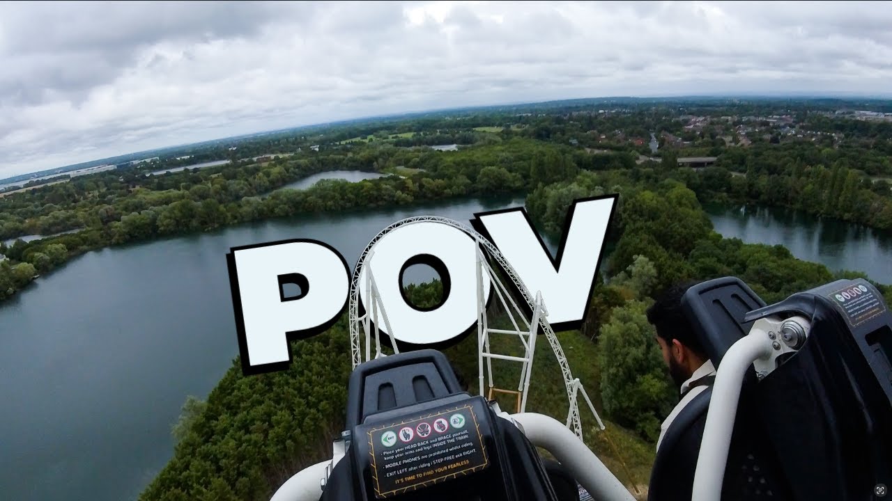 POV Thorpe Park, UK | Hyperia, Stealth, The Swarm & More | 4K Roller Coaster Rides