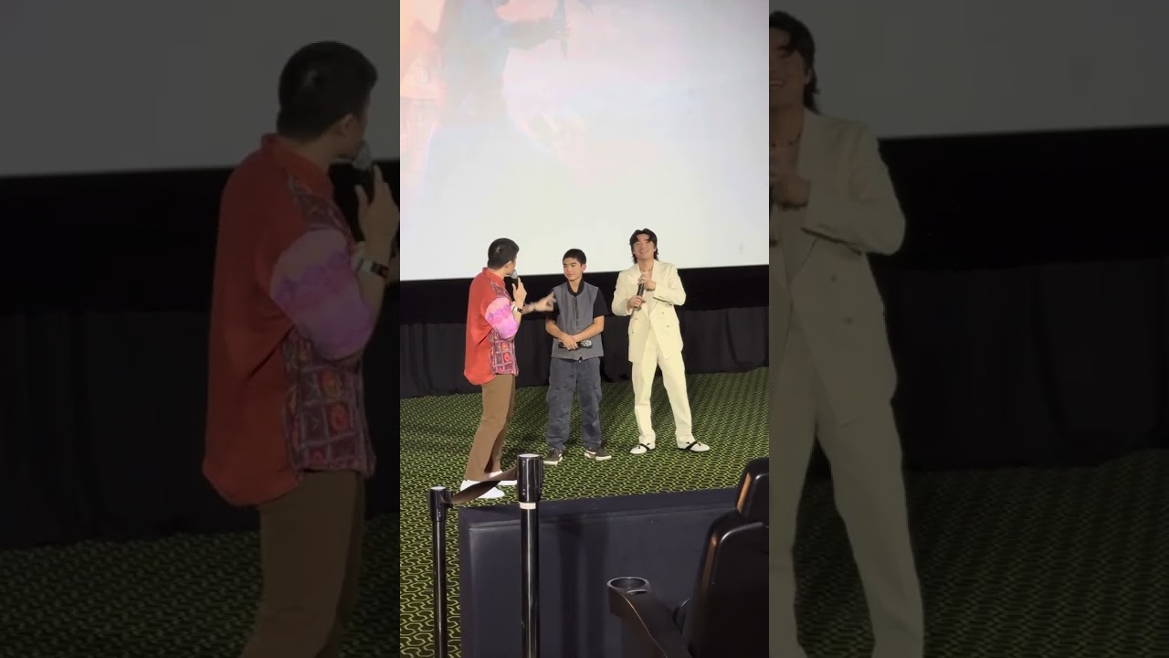 Gordon Cormier &ldquo;Aang&rdquo; and Dallas Liu &ldquo;Prince Zuko&rdquo; I Netflix Avatar: TLA special advance screening