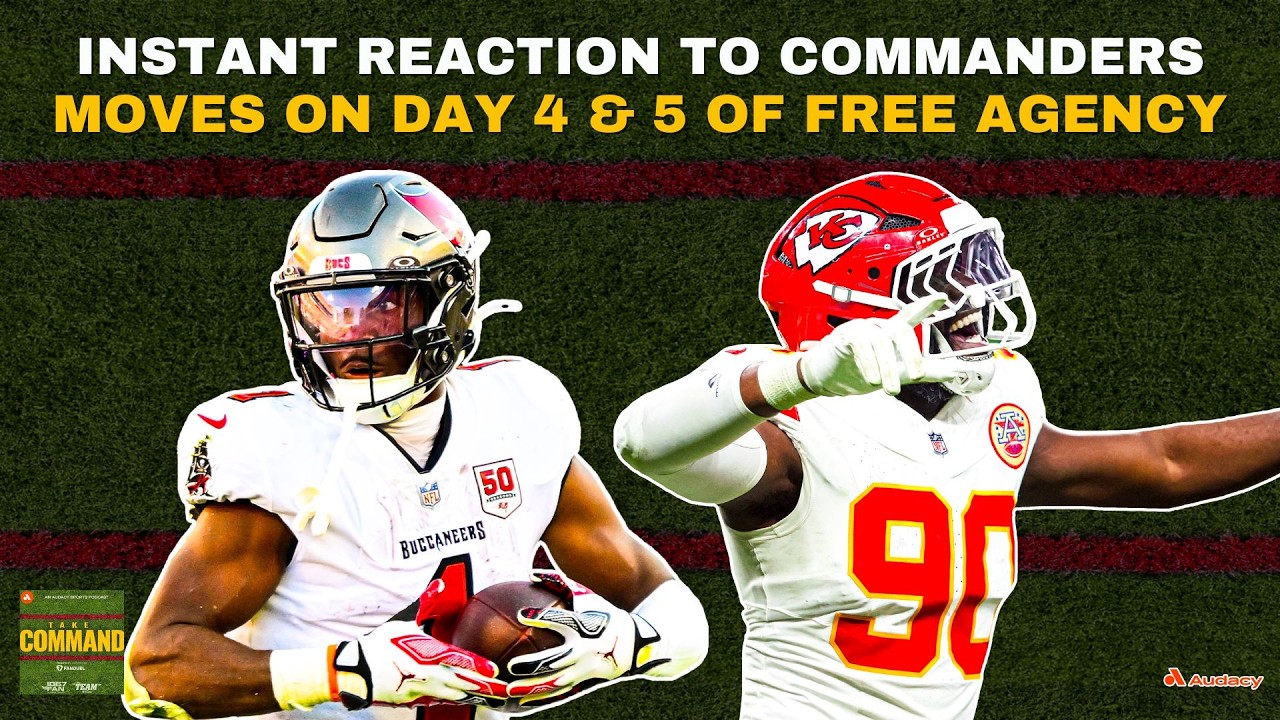 Commanders SIGN Charles Omenihu And Rachaad White | Take Command