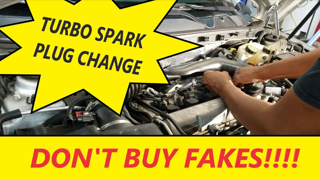 How to Change Spark Plugs on a 2.0L Turbo Buick Regal Verano GS Chevy Cruze Malibu  (Fake Plugs!)