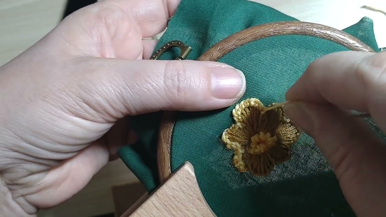 How to Embroider a Small Flower | Easy & Relaxing Tutorial