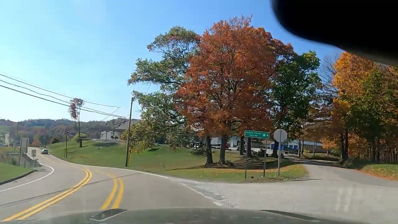 Fall drive through Philippi, WV