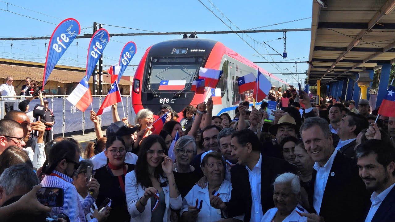 Viaje en el TREN MÁS MODERNO DE SUDAMÉRICA a Curicó.