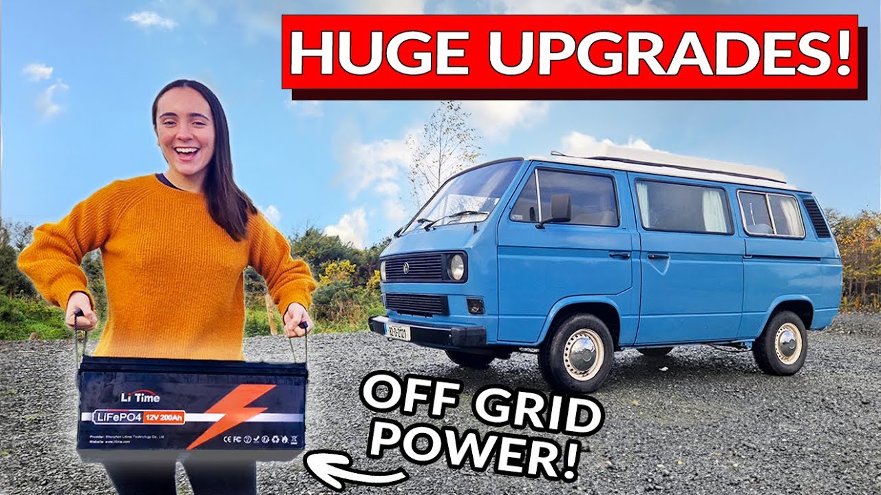 Game changer upgrade for OFF GRID Van life. (Lithium vs AGM)