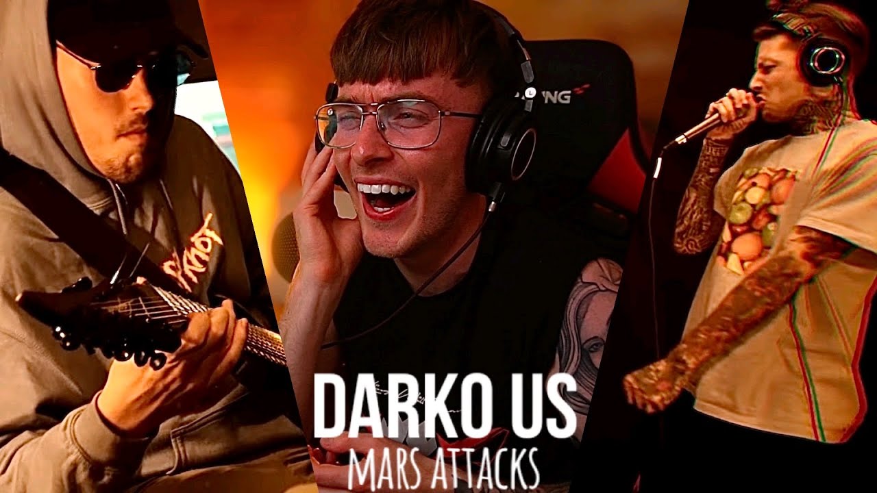 The BEST duo in Deathcore💀| Darko US - Mars Attacks(Live in - studio performance) | First REACTION