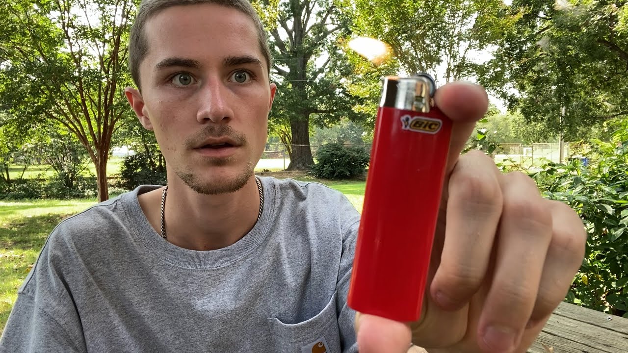 How Long Can a Brand New BIC Lighter Stay Lit For? (It Exploded)