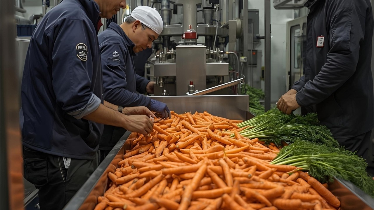 How Carrot Juice Is Made | Inside the Carrot Juice Industry #CarrotJuice #JuiceProduction
