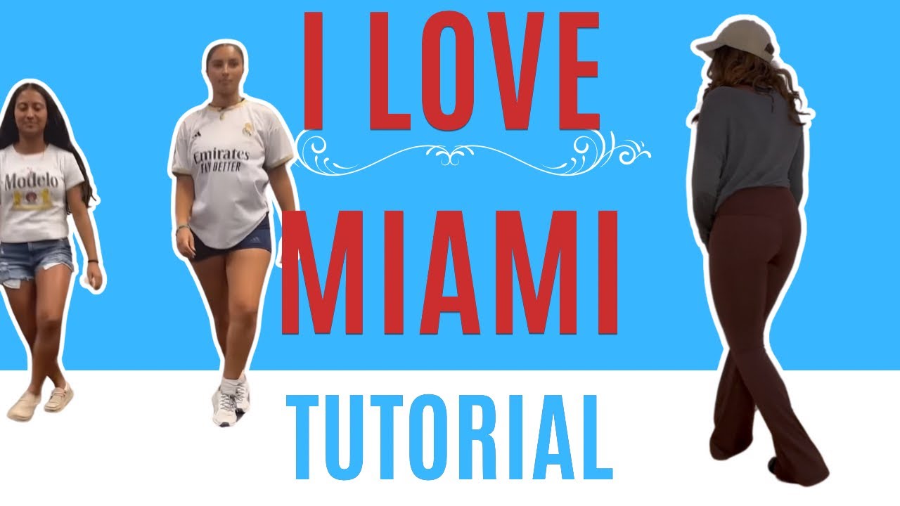 Damn I Love Miami Line Dance* STEP BY STEP DANCE TUTORIAL (beginner friendly)