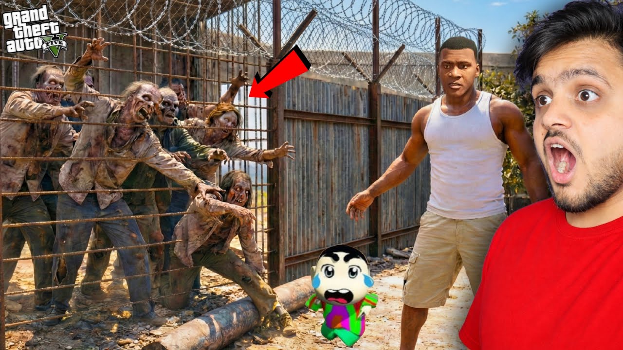 Deadly Zombie Attacked Shinchan & Franklin 😱 | GTA 5