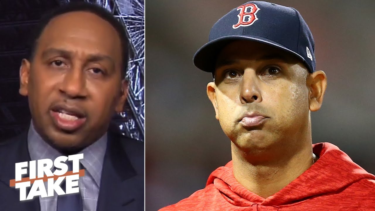 Stephen A.: Alex Cora should be ashamed of himself! | First Take
