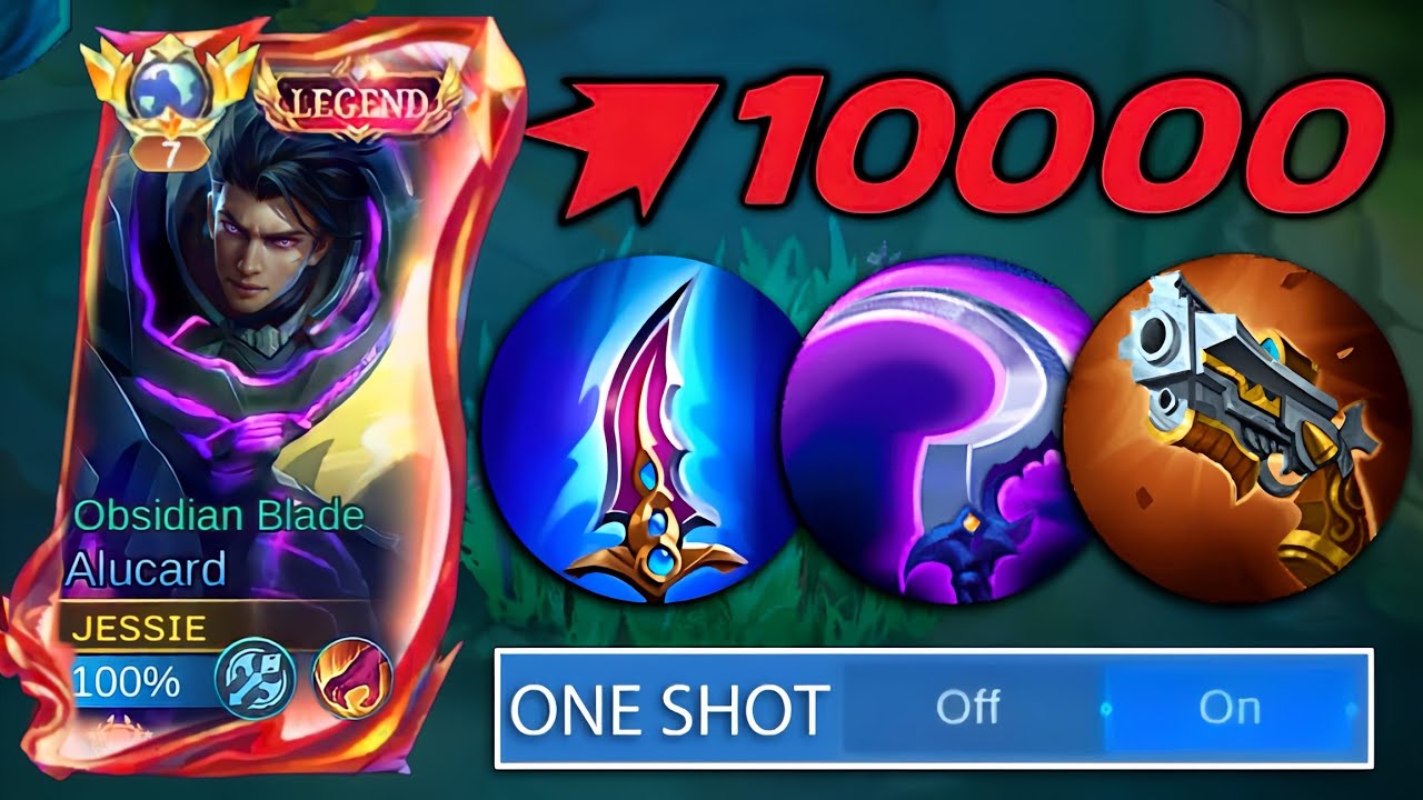 WTF DAMAGE!!! TRY THIS NEW ALUCARD 1 HIT BUILD 2025!! ( insane damage☠️ ) - MLBB
