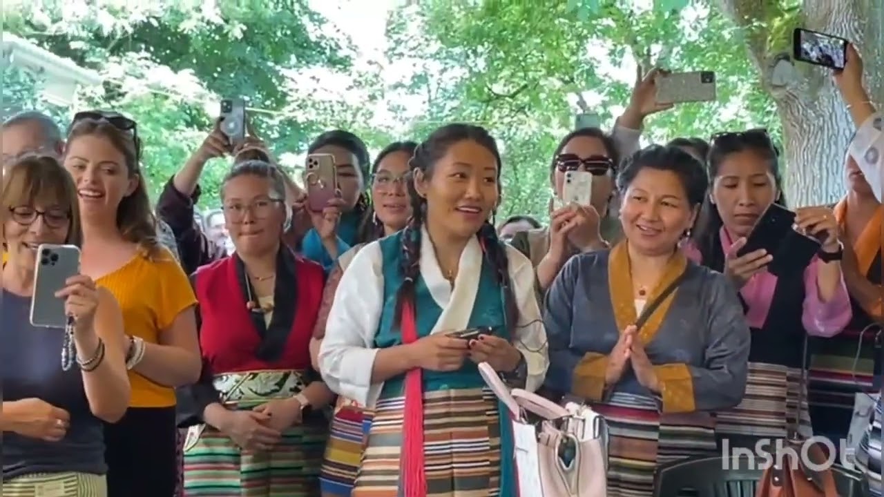 Tibetan in Toulouse celebrating HH The 14th Dalai lama 88th birthday {France}