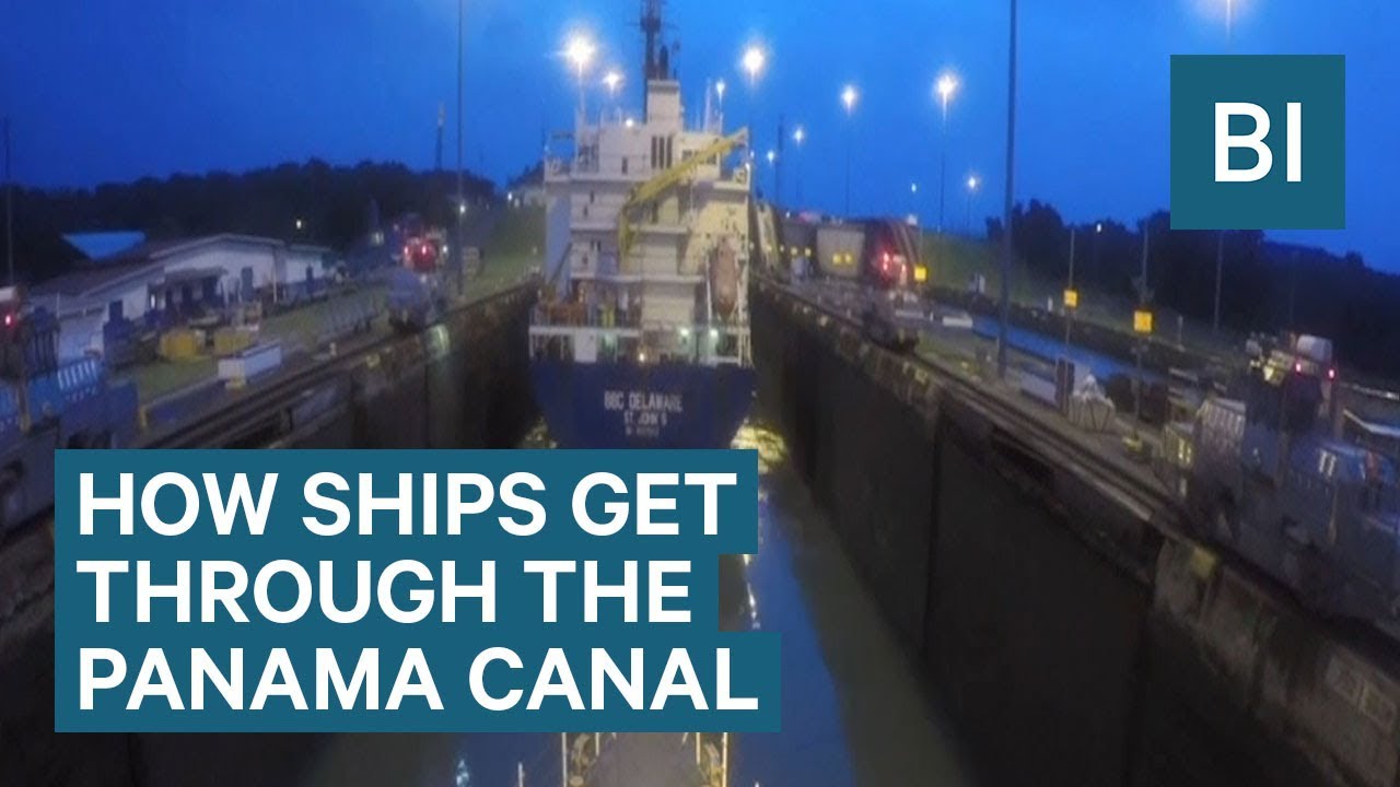 Time-lapse Shows How Ships Get Through The Panama Canal