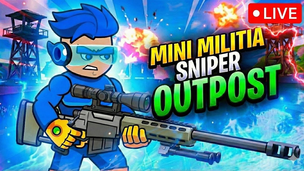  🔴 LIVE: Playing with SUBSCRIBERS! 🎮 Mini Militia Custom Rooms #minimilitia