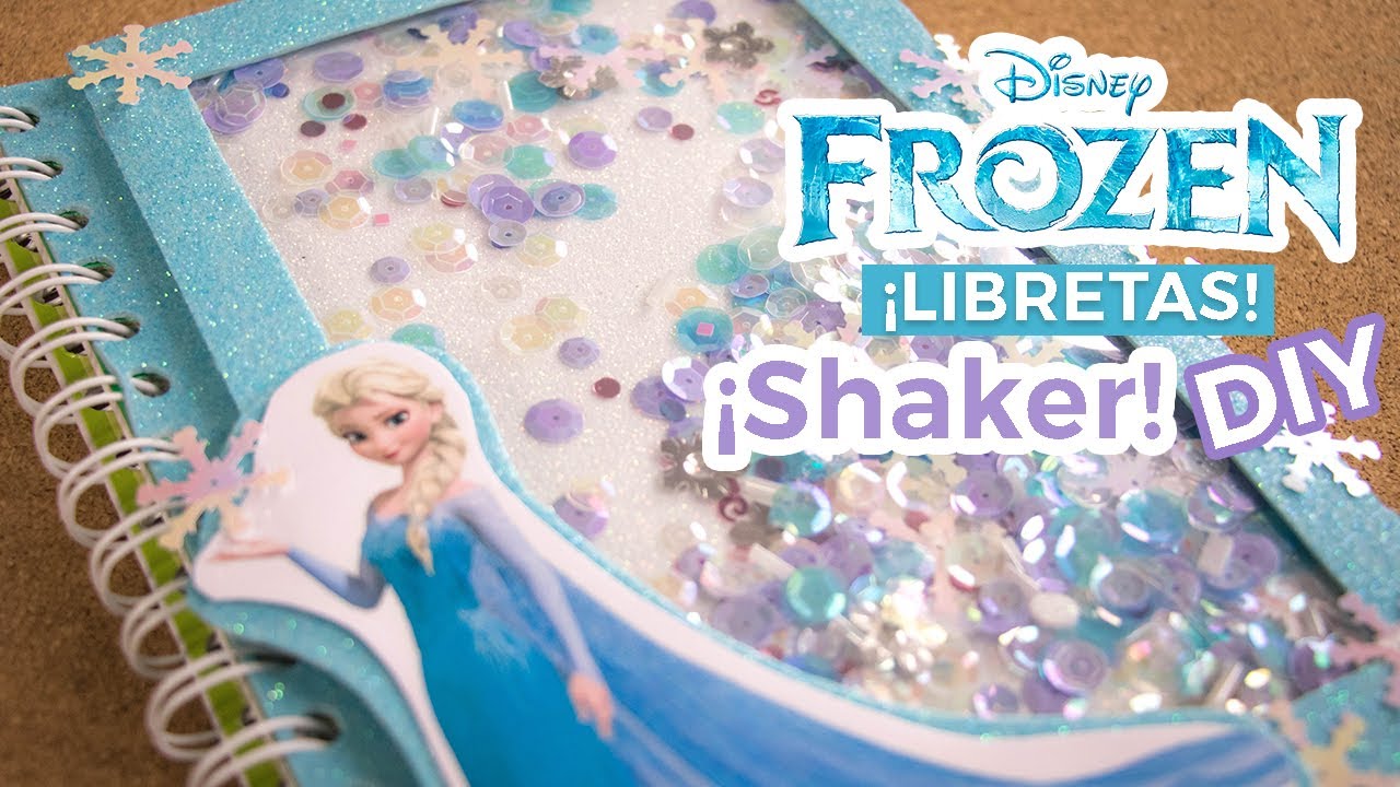 ¡Decora tus cuadernos con un shaker de FROZEN! | Regreso a clases | Back to School