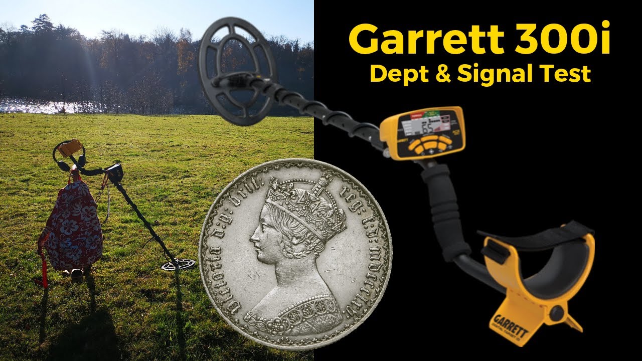 Garrett Ace 300i - Depth and Signal Test - Metal Detecting UK