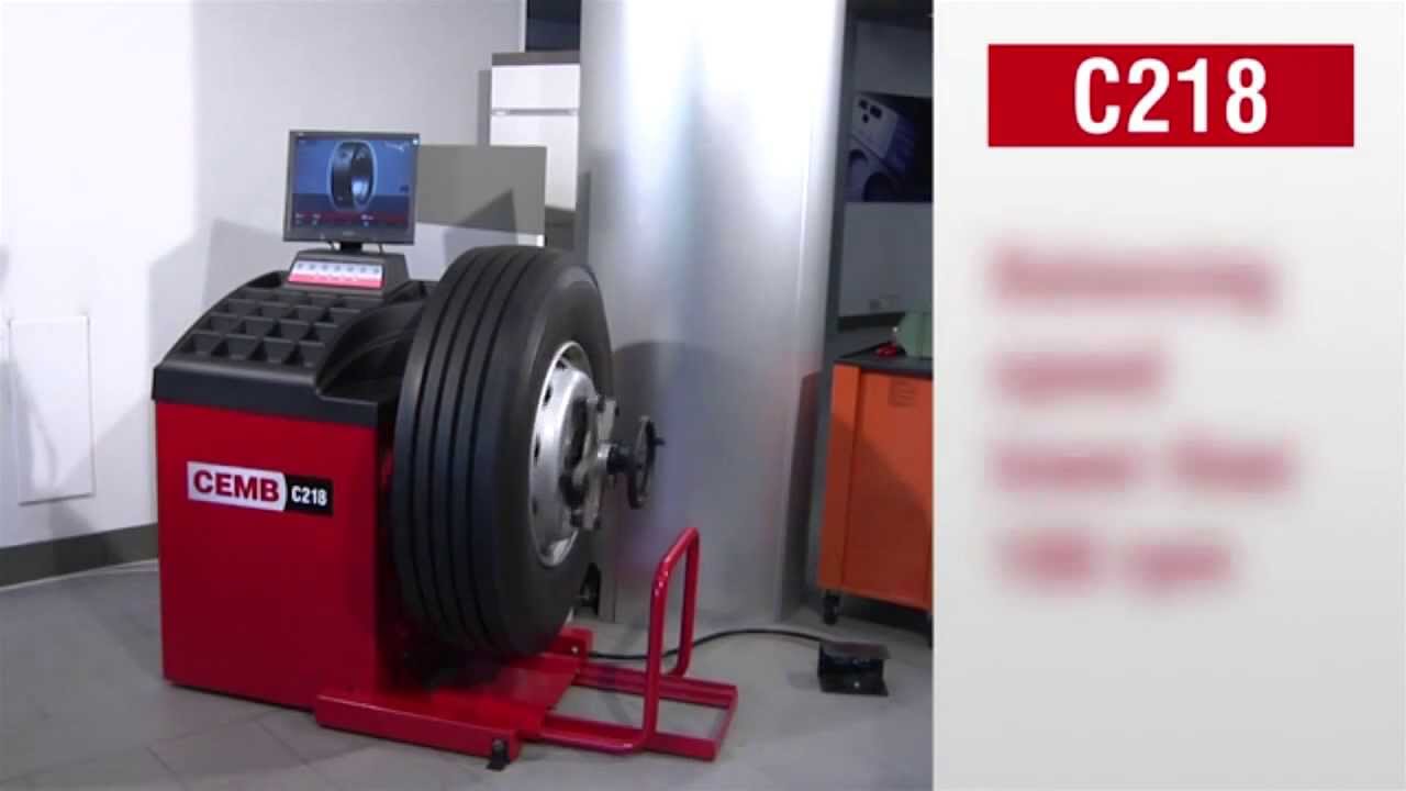 Балансировочный станок для колес грузовых автомобилей CEMB, C218