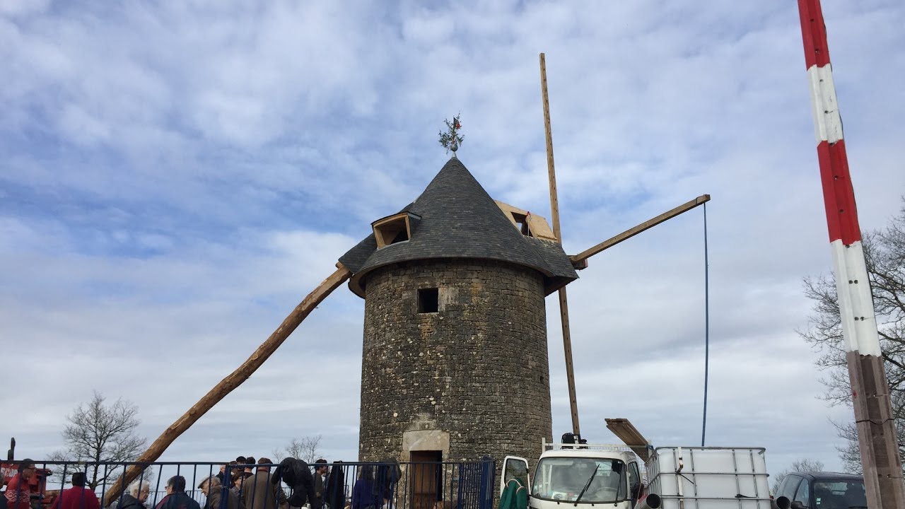 Le moulin à vent de Gignac retrouve ses ailes