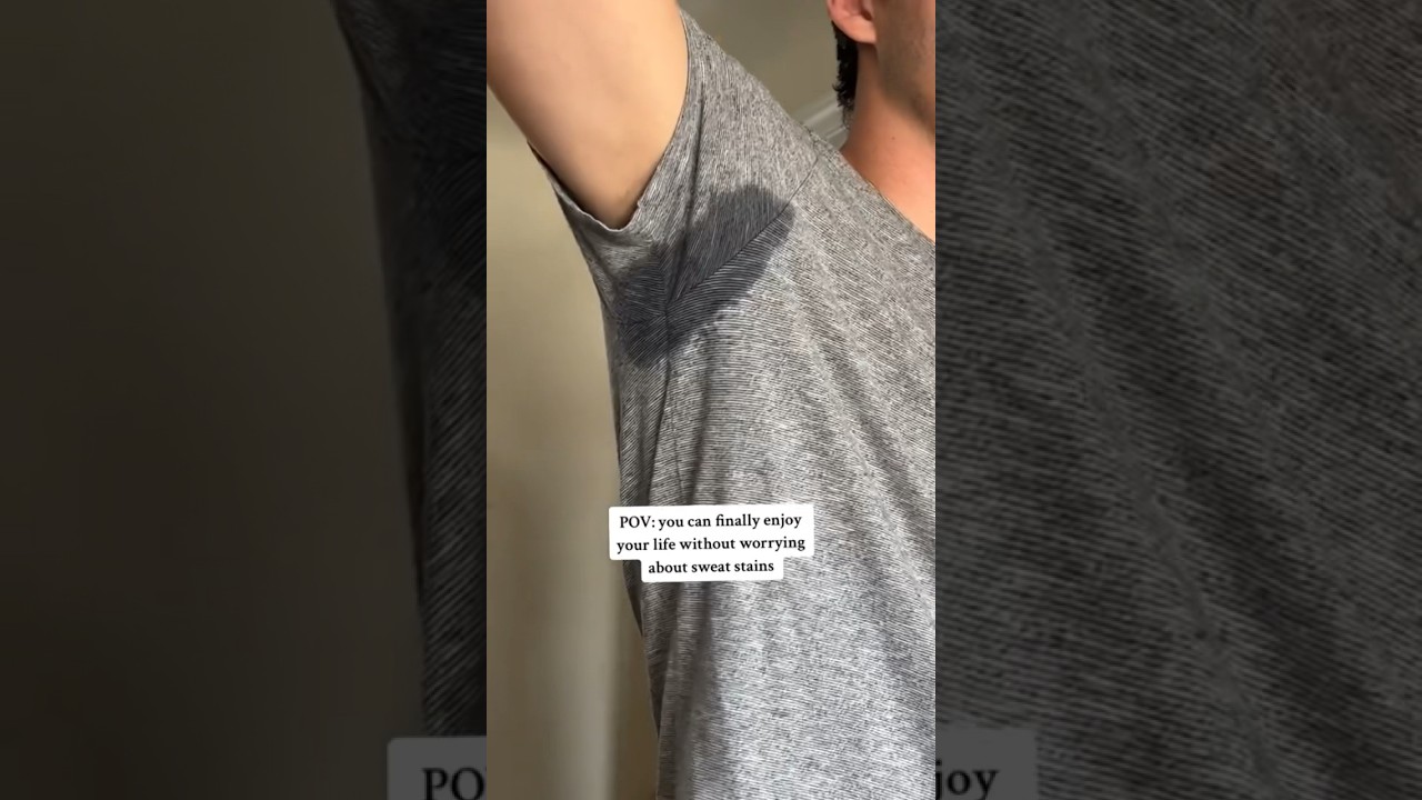 All thanks to our sweat proof shirts! #sweaty #sweatproof #confidenceboost
