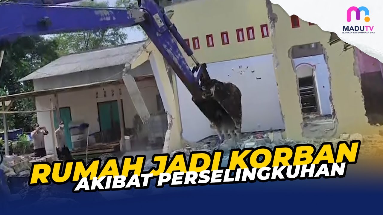 Akibat Perselisihan Keluarga, Warga Ponorogo Robohkan Rumah Usai Diceraikan Suaminya