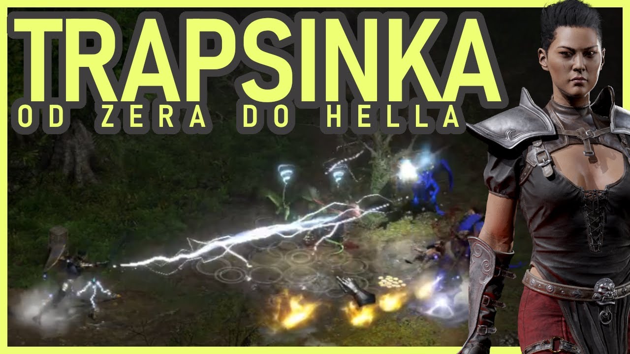 TRAPSINKA OD ZERA DO HELLA! BUDŻETOWY BUILD! PORADNIK DIABLO 2: RESURRECTED D2R TRAPSIN BUILD GUIDE