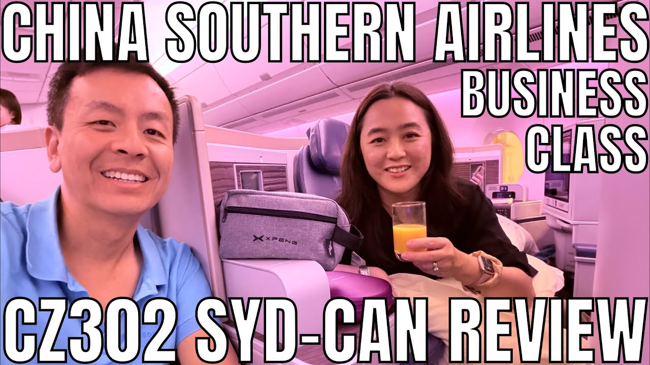 China Southern Airlines CZ302 Сидней — Гуанчжоу Бизнес-класс A350