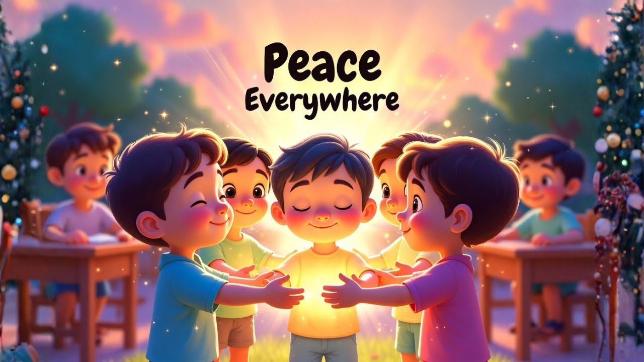 Peace at School, Home, and Everywhere |Christian Kids Worship Song |3D Pixar Animation for Children