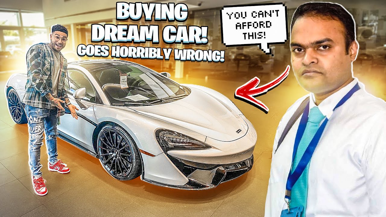 BUYING MY DREAM CAR GOES HORRIBLY WRONG ! ( McLAREN JUDGED ME ) | BRAAP VLOGS